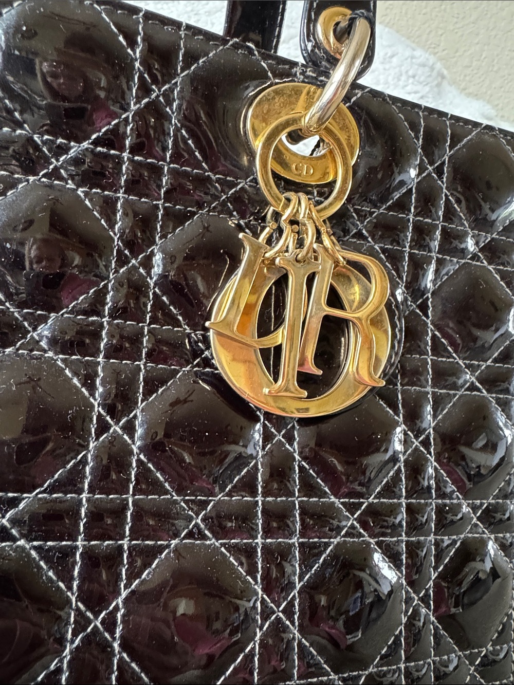 Lady Dior Patent Cannage - Picture 2 of 15